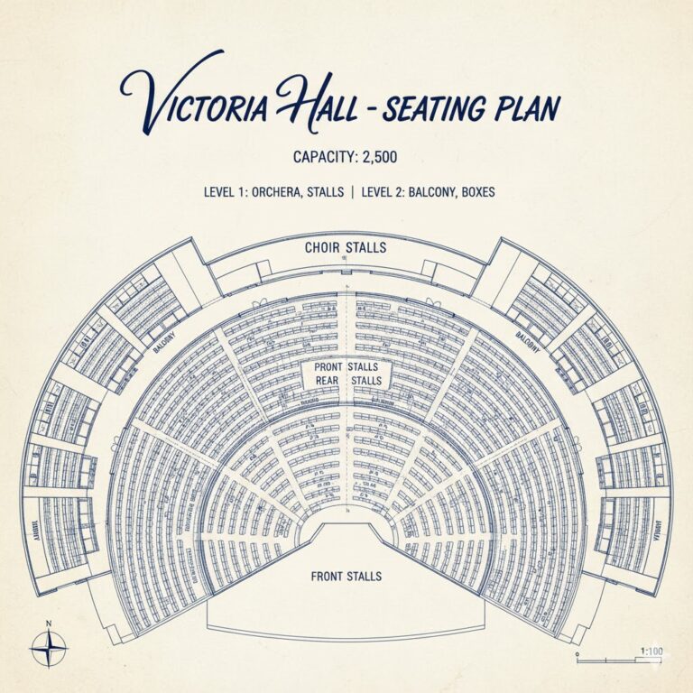 victoria hall seating plan